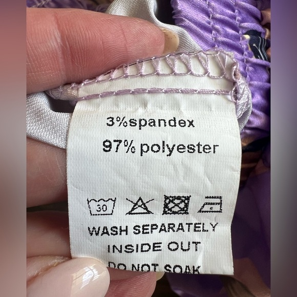 SheShow Taylor Swift Eras Purple Graphic Print sleep Shorts, size small, EUC - Picture 5 of 6